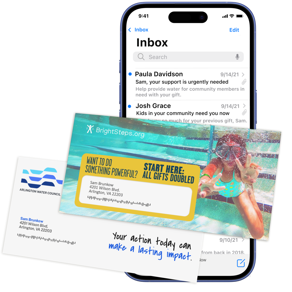 Mockup of Envelopes and Subject Lines